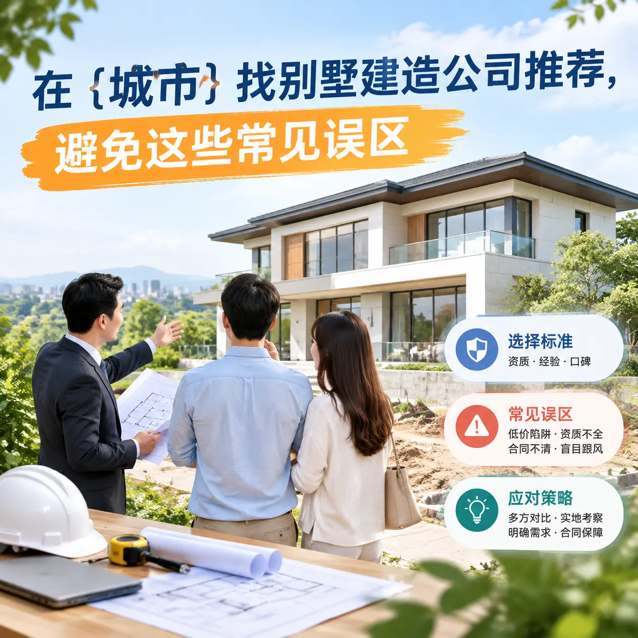 在 桐梓 找别墅建造公司推荐,避免这些常见误区