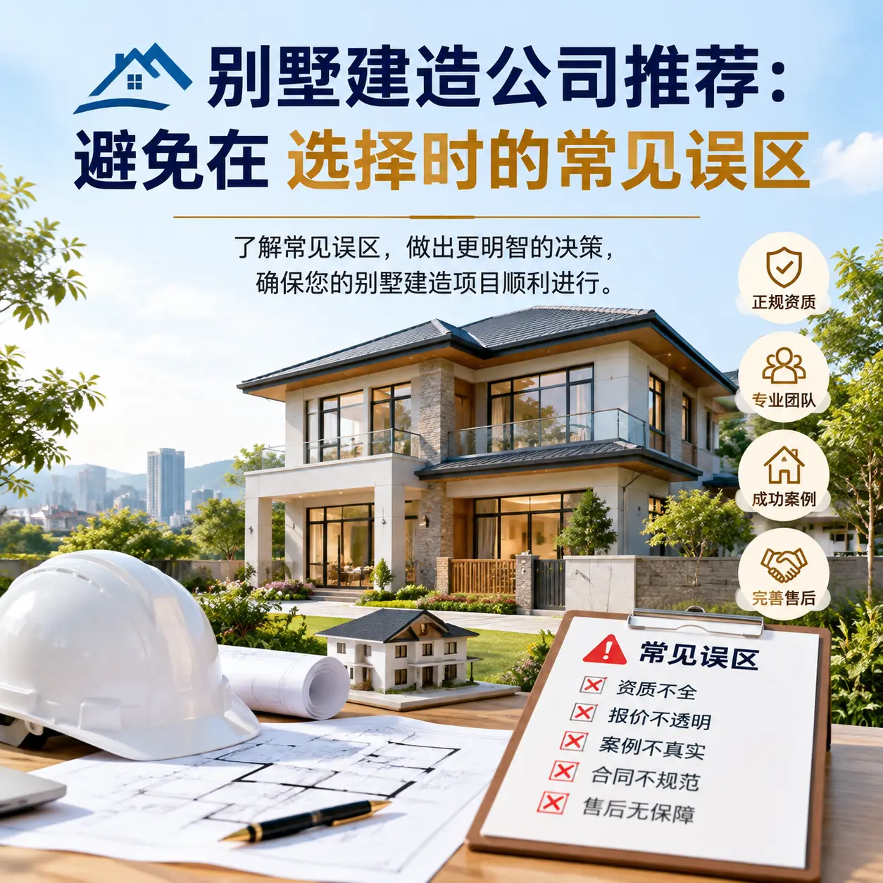别墅建造公司推荐:避免在 桐梓 选择时的常见误区