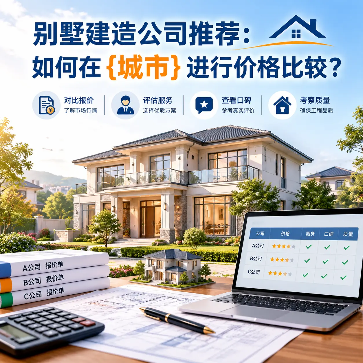 别墅建造公司推荐:如何在 桐梓 进行价格比较?