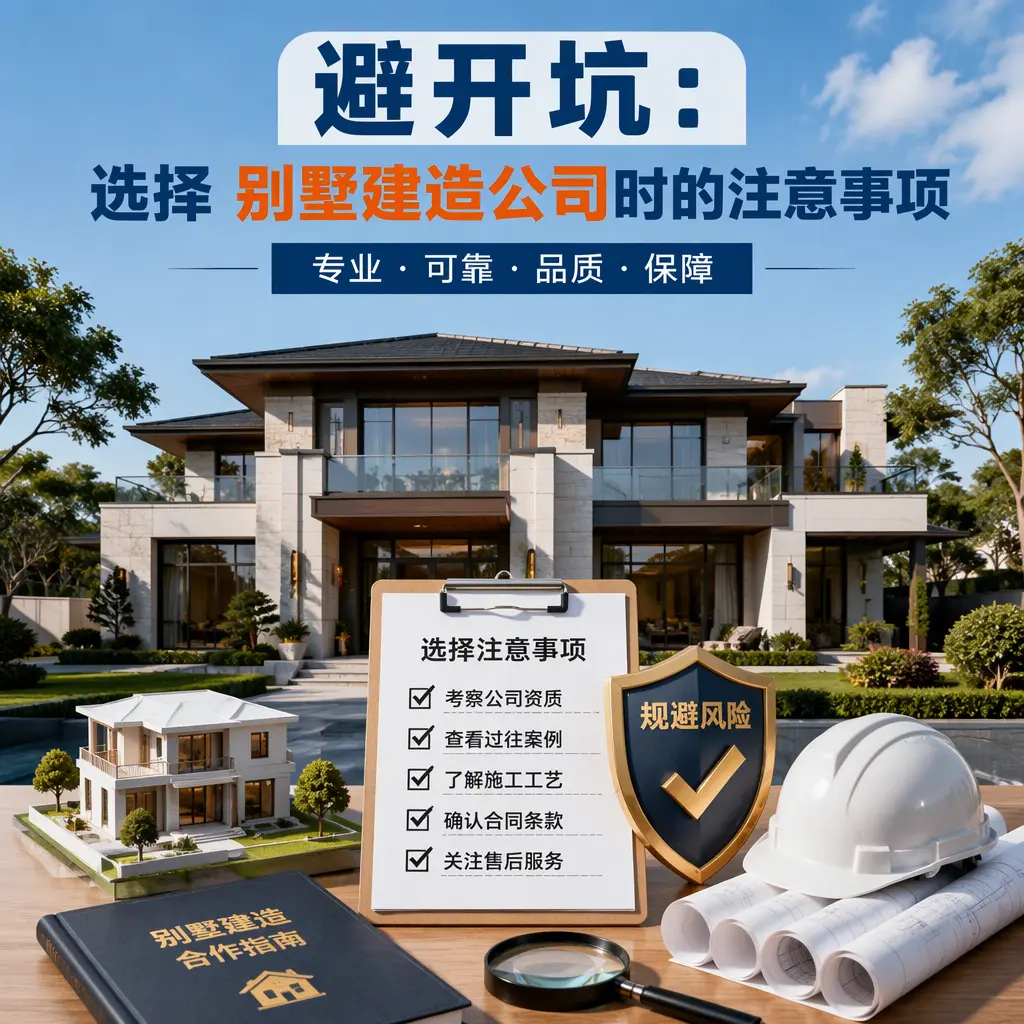 避开坑：选择 桐梓 别墅建造公司时的注意事项