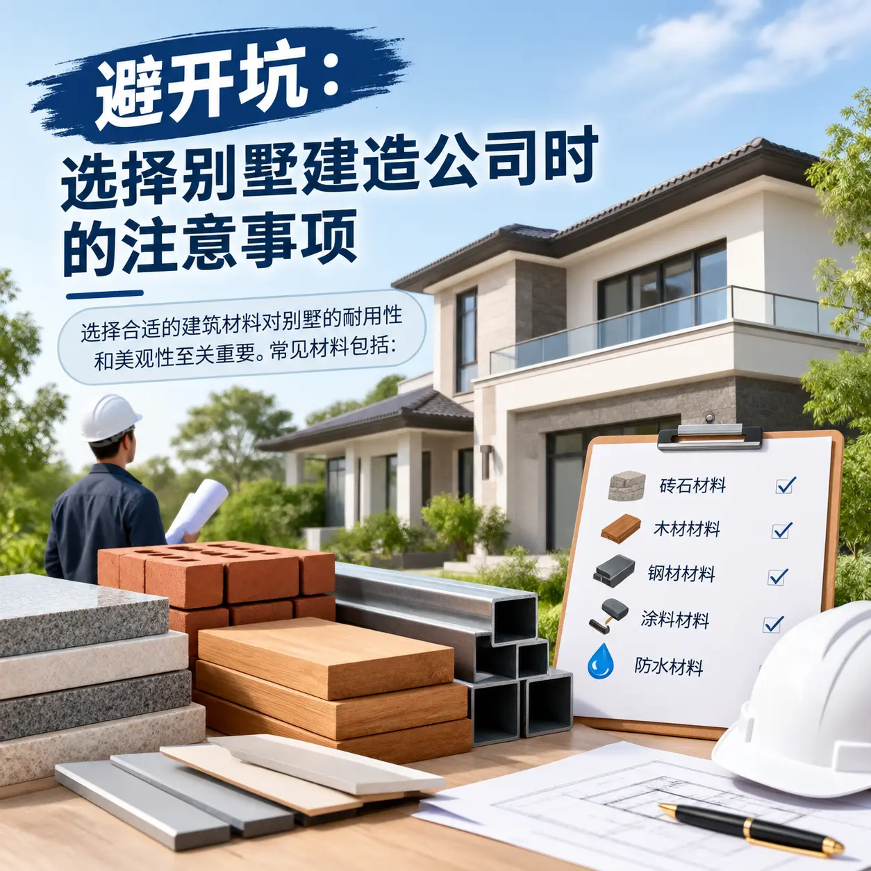 避开坑：选择 桐梓 别墅建造公司时的注意事项