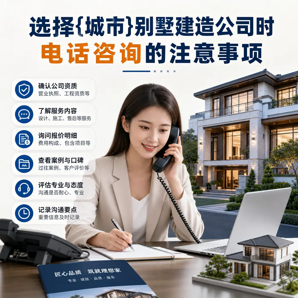 选择桐梓别墅建造公司时，电话咨询的注意事项