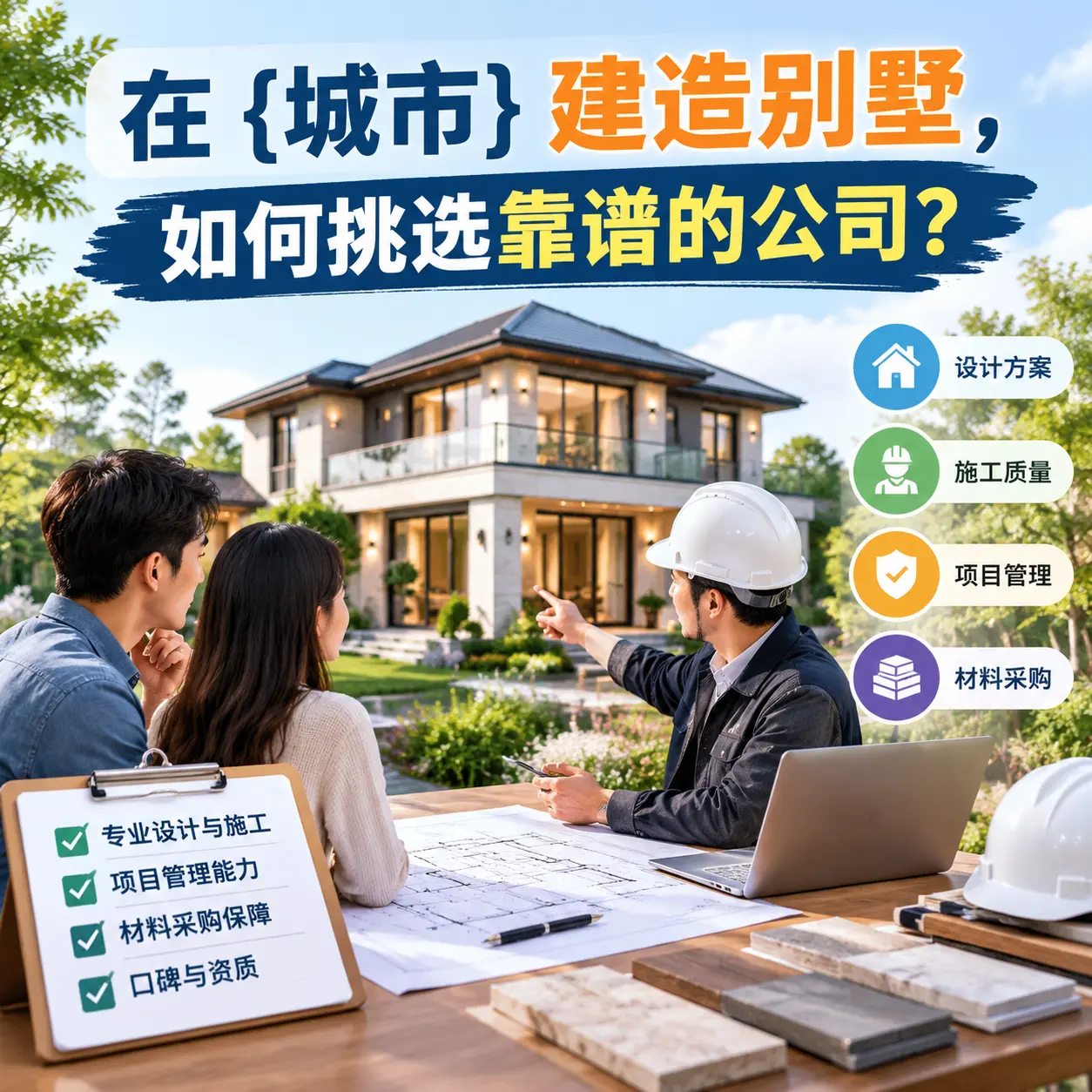 在 桐梓 建造别墅,如何挑选靠谱的公司?