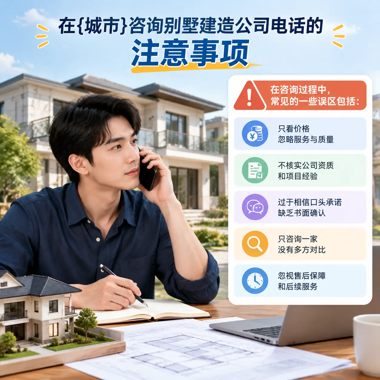 在桐梓咨询别墅建造公司电话的注意事项