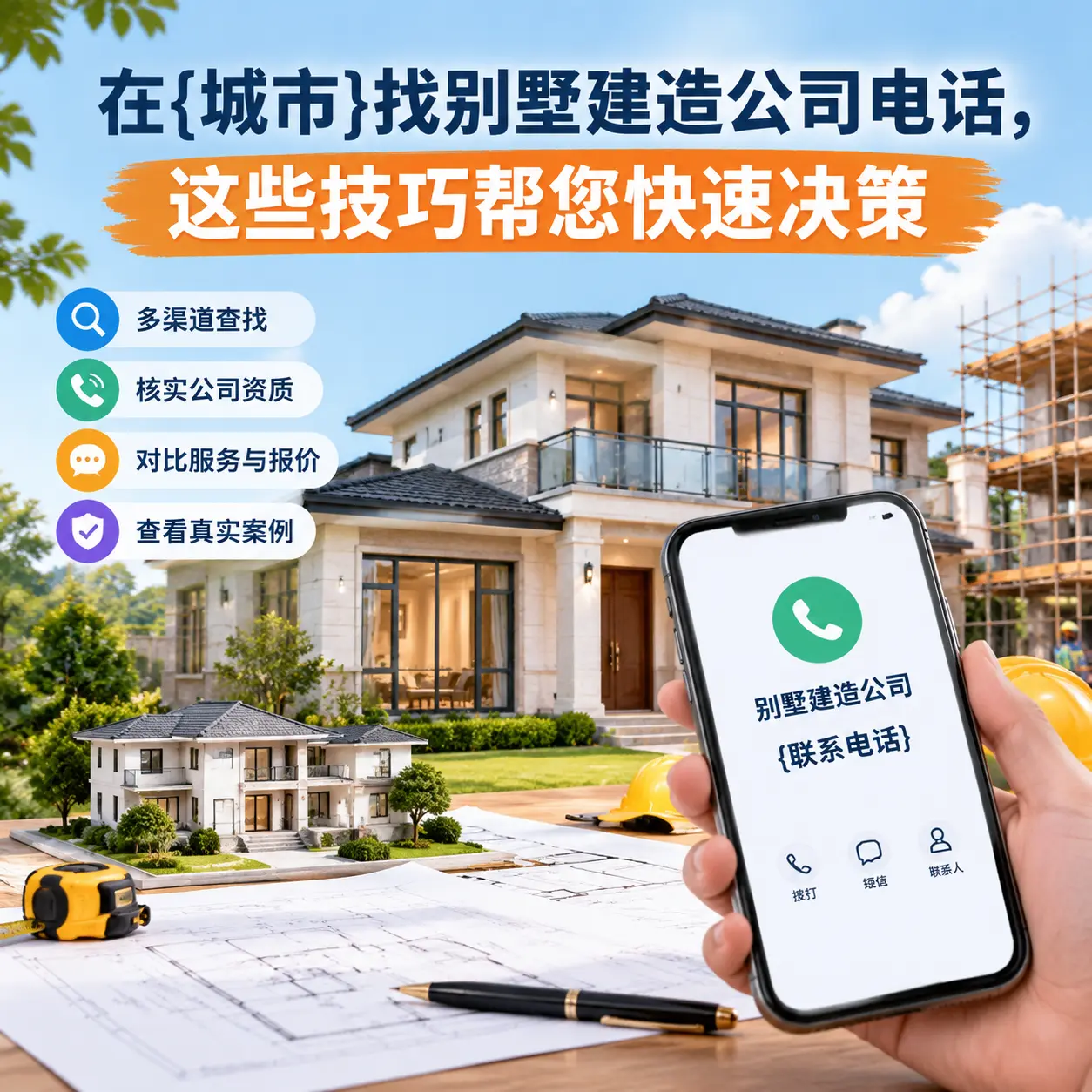 在桐梓找别墅建造公司电话，这些技巧帮您快速决策