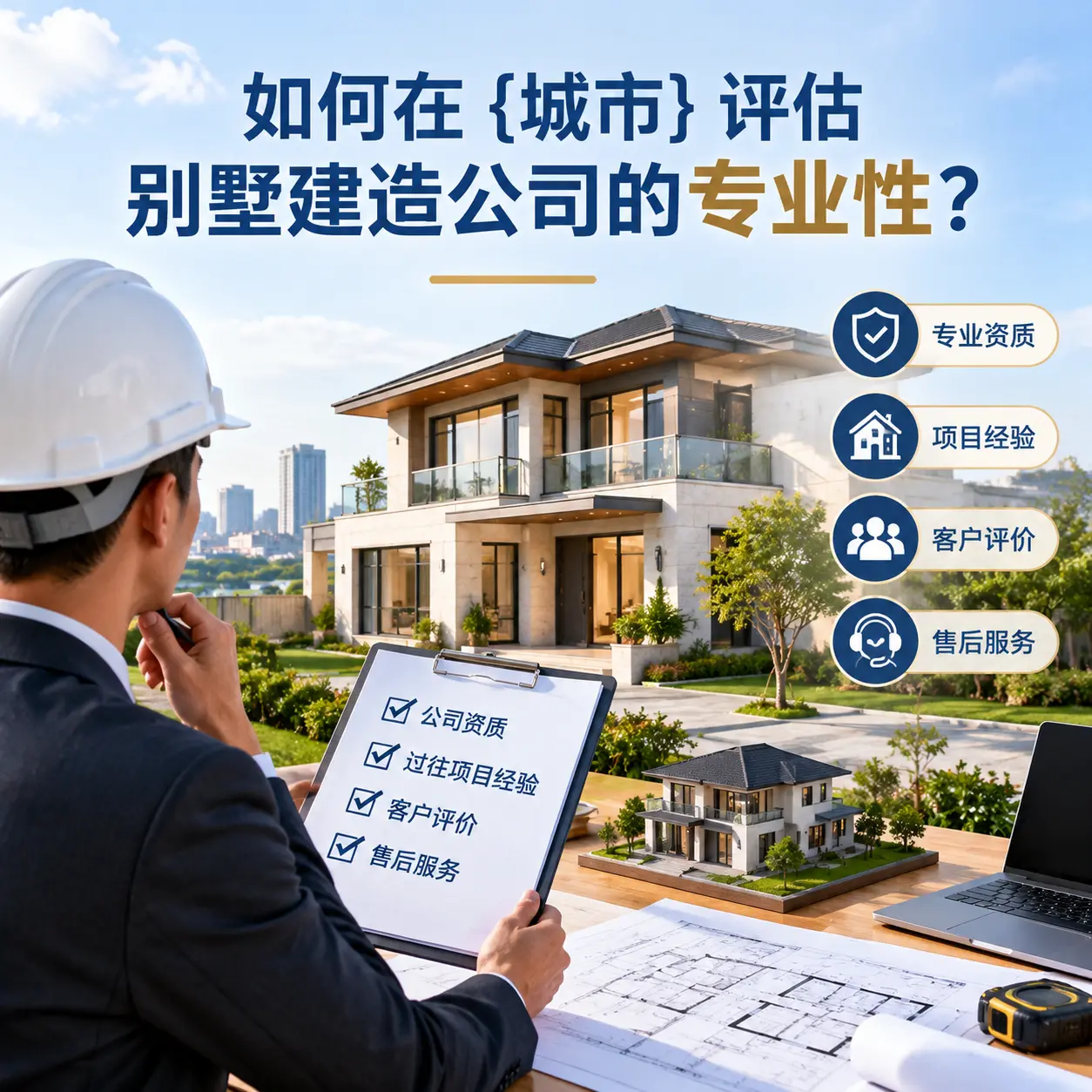 如何在 桐梓 评估别墅建造公司的专业性？