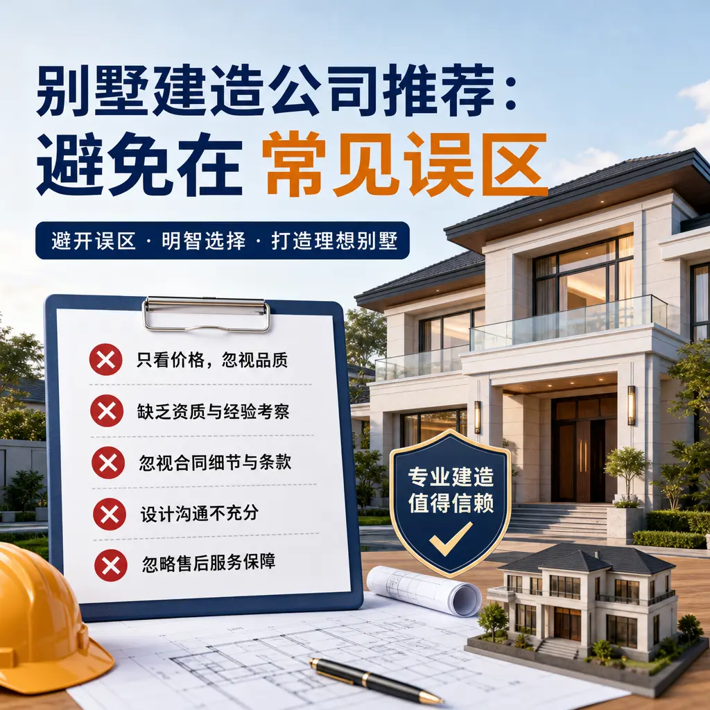 别墅建造公司推荐:避免在 桐梓 的常见误区