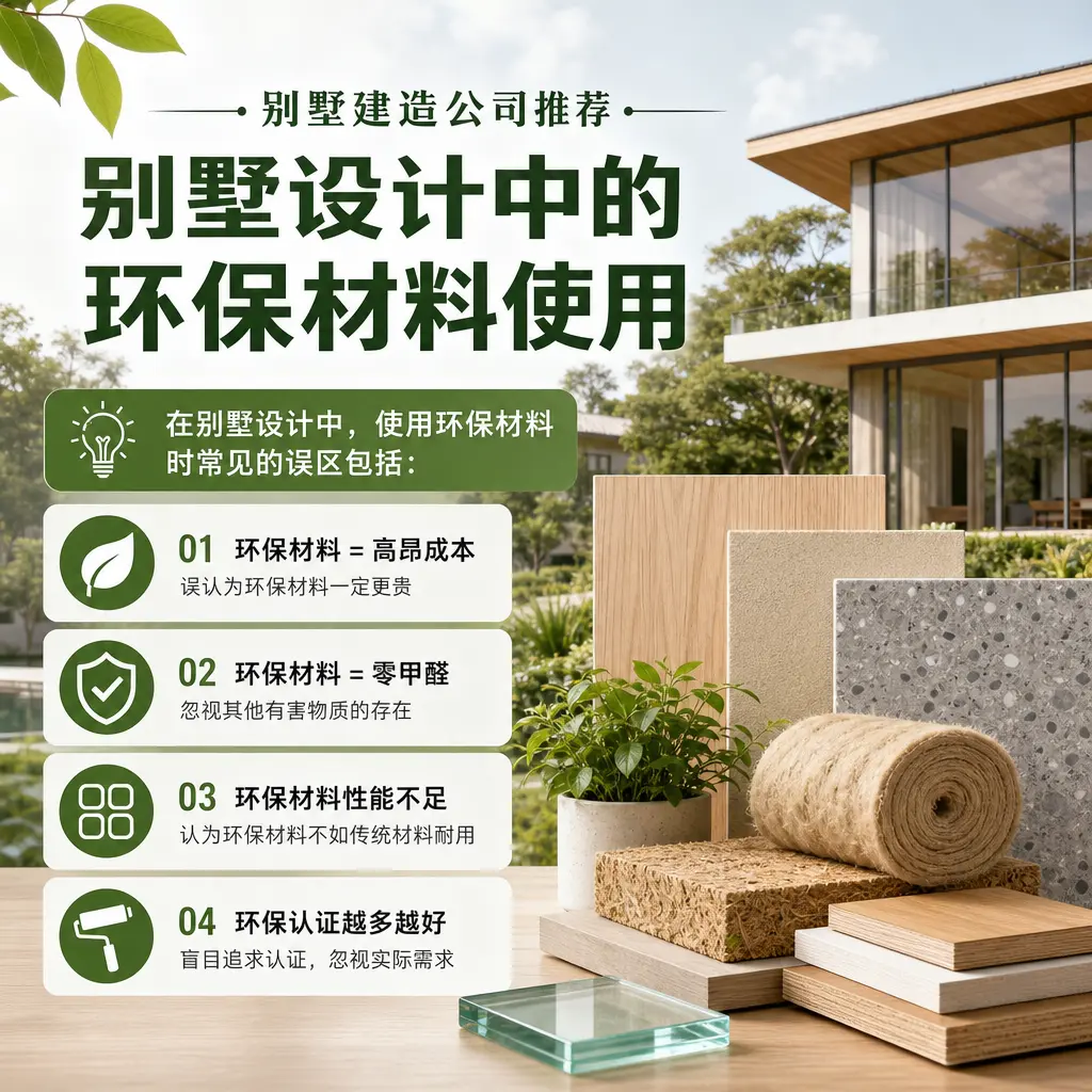 别墅建造公司推荐: 桐梓 别墅设计中的环保材料使用